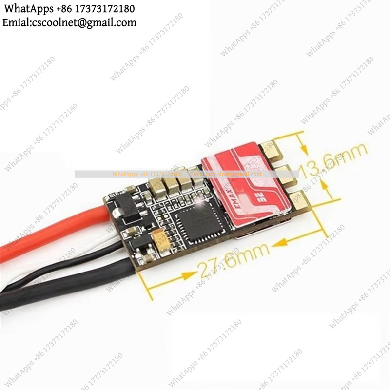 Drone Racing Esc - Emax Formula 45A ブラシレスESC 5S用、BLHeli_32 DShot対応電子スピードコントローラー。FPVレーシングドローンのDIY組み立てに最適。
