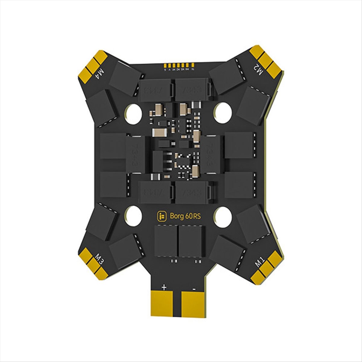 Drone Racing Esc - Borg 60R ESC、60A、4-8S、FPVレーシングRCドローン用、耐点火性。 電子速度制御装置PCB