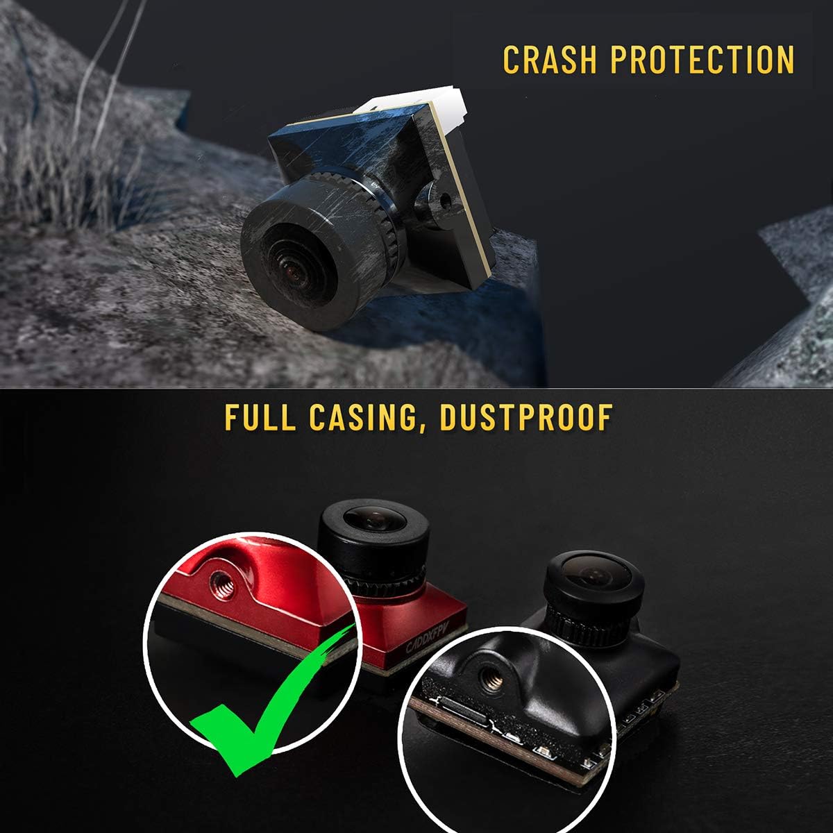 CADDX マイクロ FPV カメラ Ratel 2 4.5 - Drone Racing Camera のレビューと価格