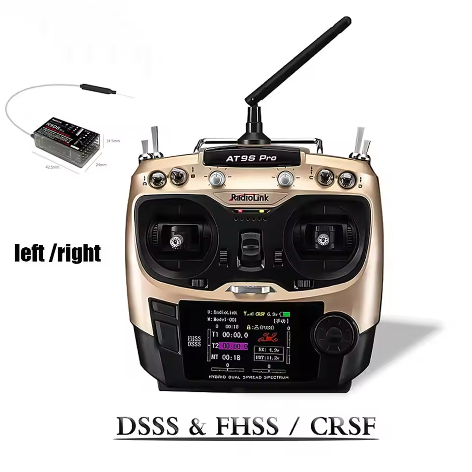 Radiolink AT9SPro 12CH 2.4G DS - Drone Racing Transmitter のレビューと価格