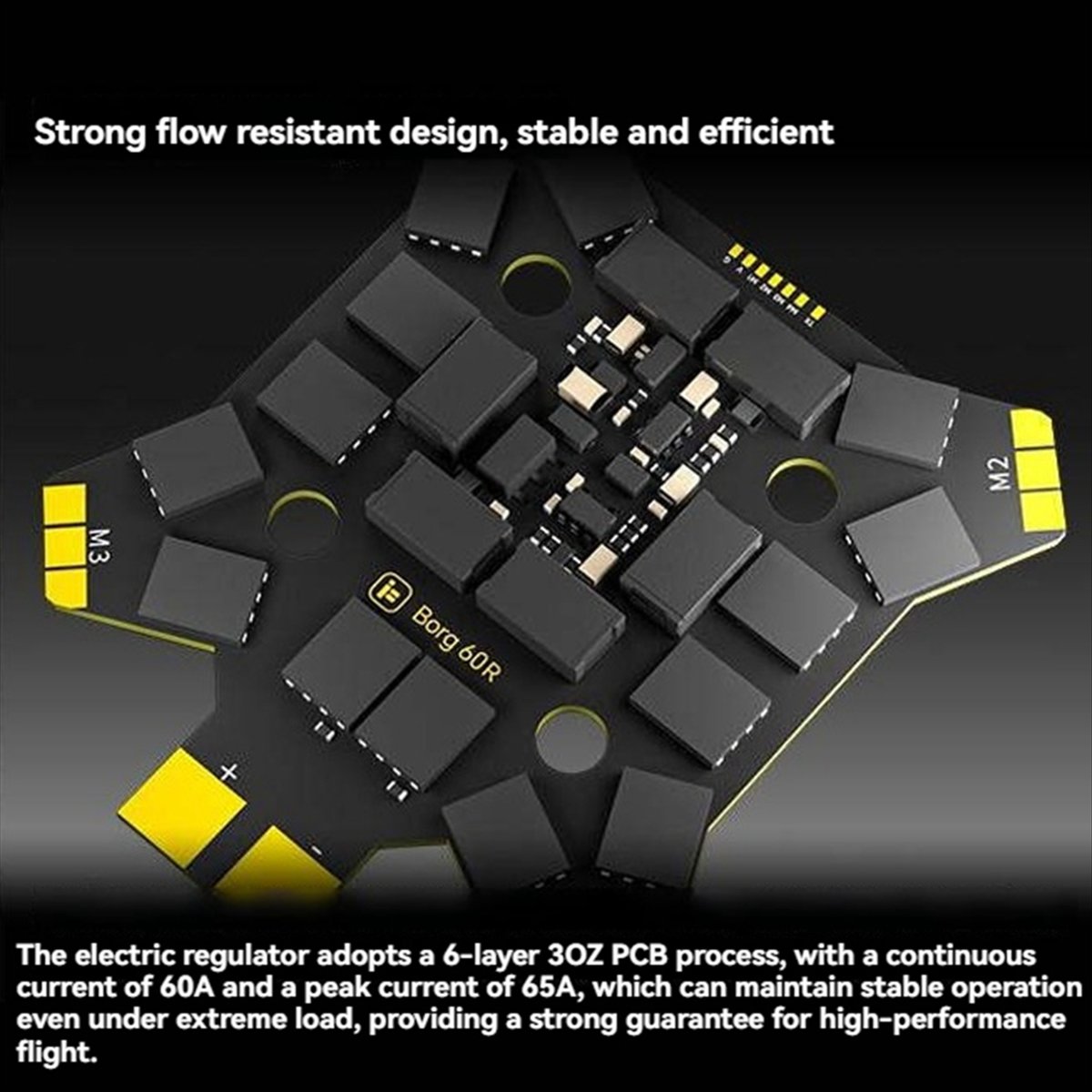 Borg 60R ESC、60A、4-8S、FPVレーシング - Drone Racing Esc のレビューと価格
