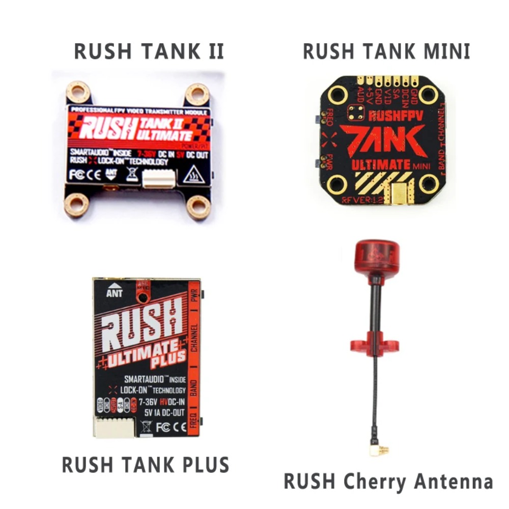 RUSH TANK Ultimate II/Mini/PLU - Drone Racing Transmitter のレビューと価格